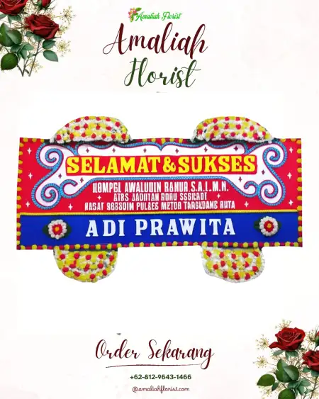 Papan Bunga Ucapan Selamat Plintahan